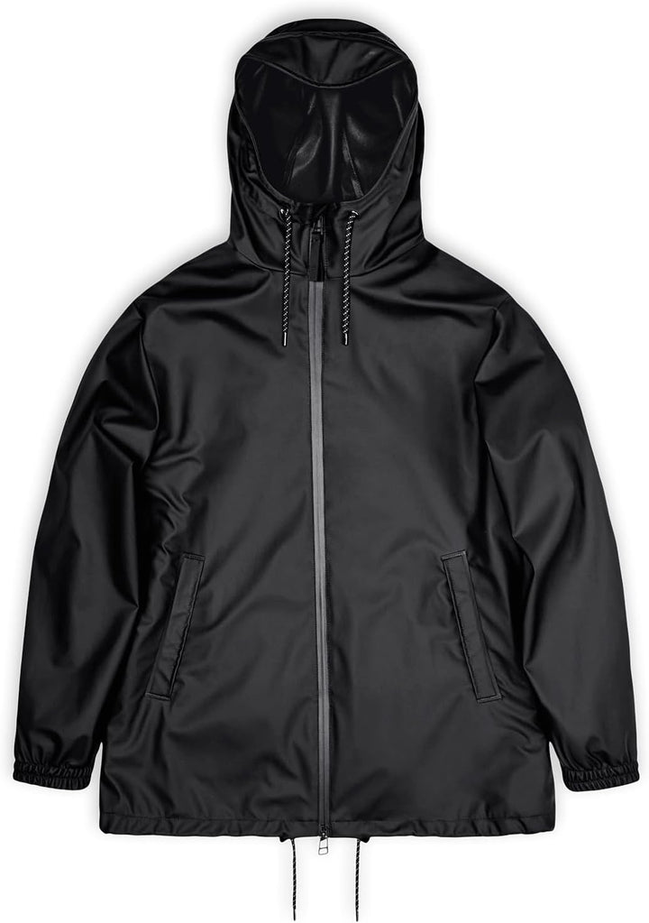 RAINS Unisex Stormbreaker Regenjacke XXS 01 Schwarz, XXS 01 Schwarz