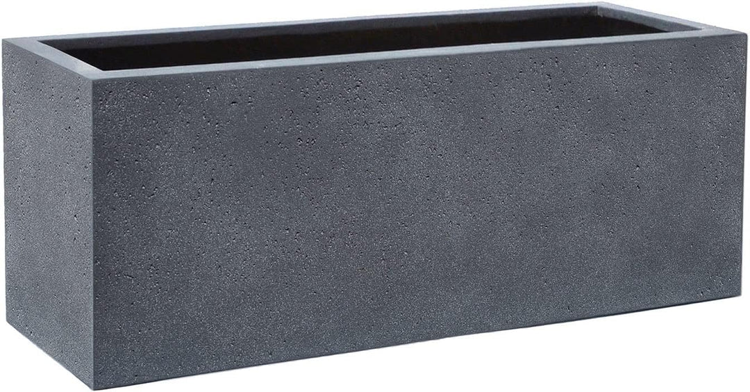 ESCHBACH® Pflanzkübel Box 100 Blei Grau Rechteckig * 100 x 45 x 45 cm * 10 Jahre Garantie 100x45x45,