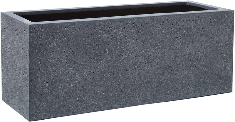 ESCHBACH® Pflanzkübel Box 100 Blei Grau Rechteckig * 100 x 45 x 45 cm * 10 Jahre Garantie 100x45x45,