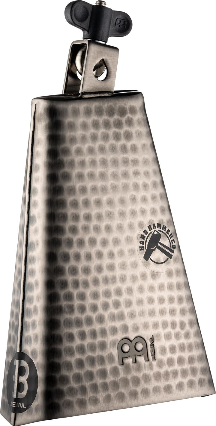 Meinl Percussion STB80BHH-S Cowbell, handgehämmert, 20,32 cm (8 Zoll) big mouth, steel