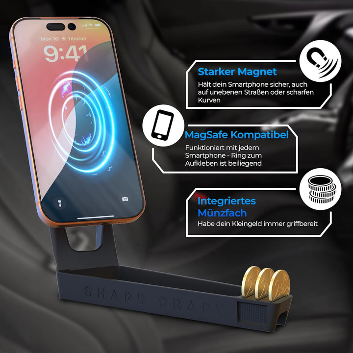 Generisch Handyhalterung für VW Golf 8, kompatibel mit MagSafe | Präzise Passform & Vibrationsfrei |