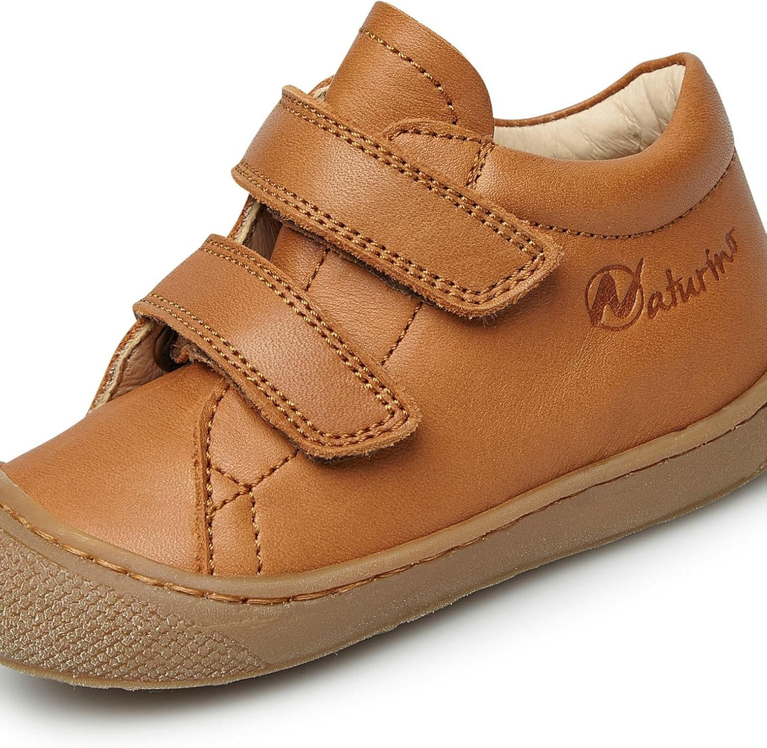 Naturino Lauflernschuhe aus Nappaleder 17 EU Braun, 17 EU Braun