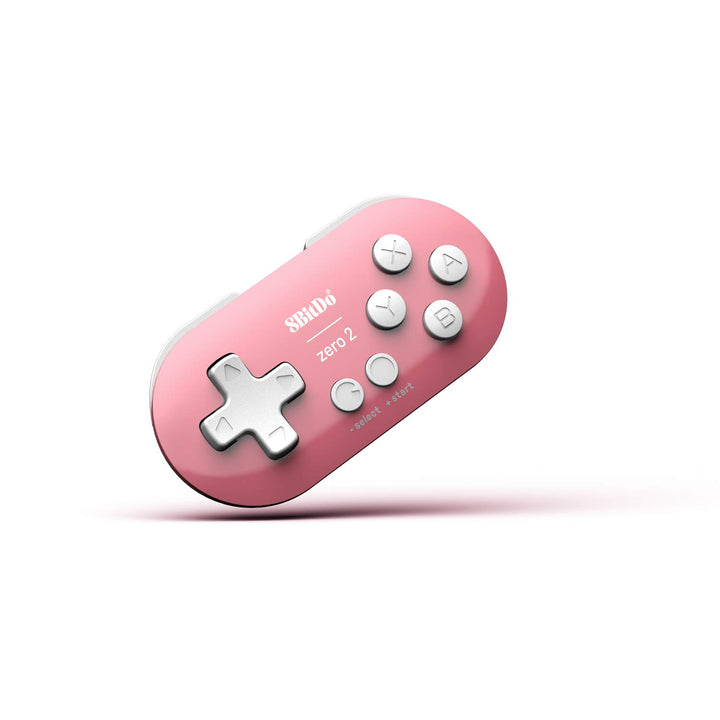 8Bitdo Zero 2 Bluetooth Gamepad For Switchpcmacosandroid (Pink Edition) [ Standard, Standard