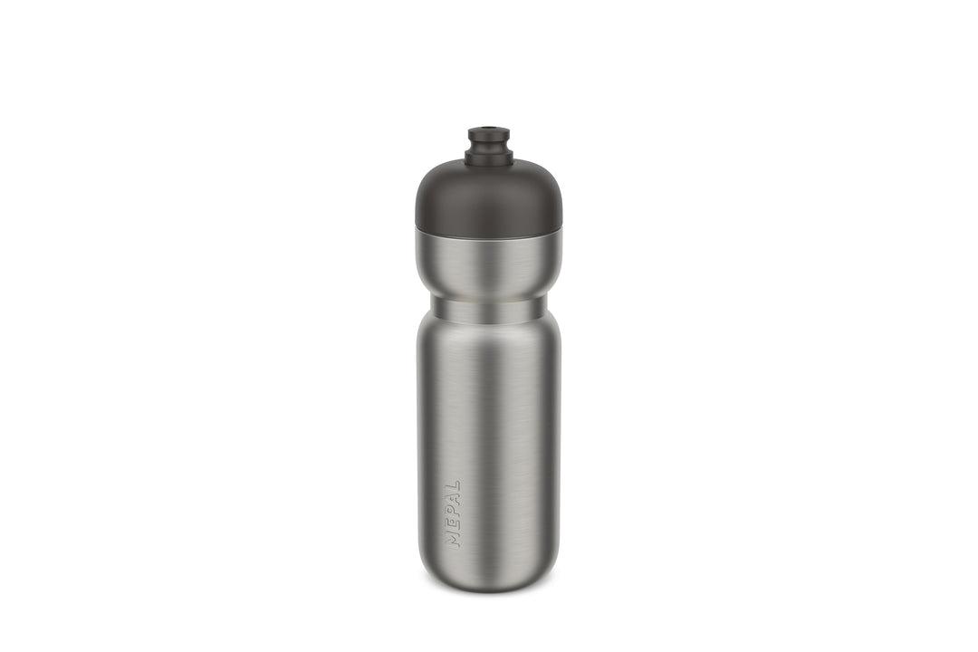 Mepal - Edelstahl Trinkflasche Pull Sport - Auslaufsicher - Mit einer Hand zu halten, öffnen und tri