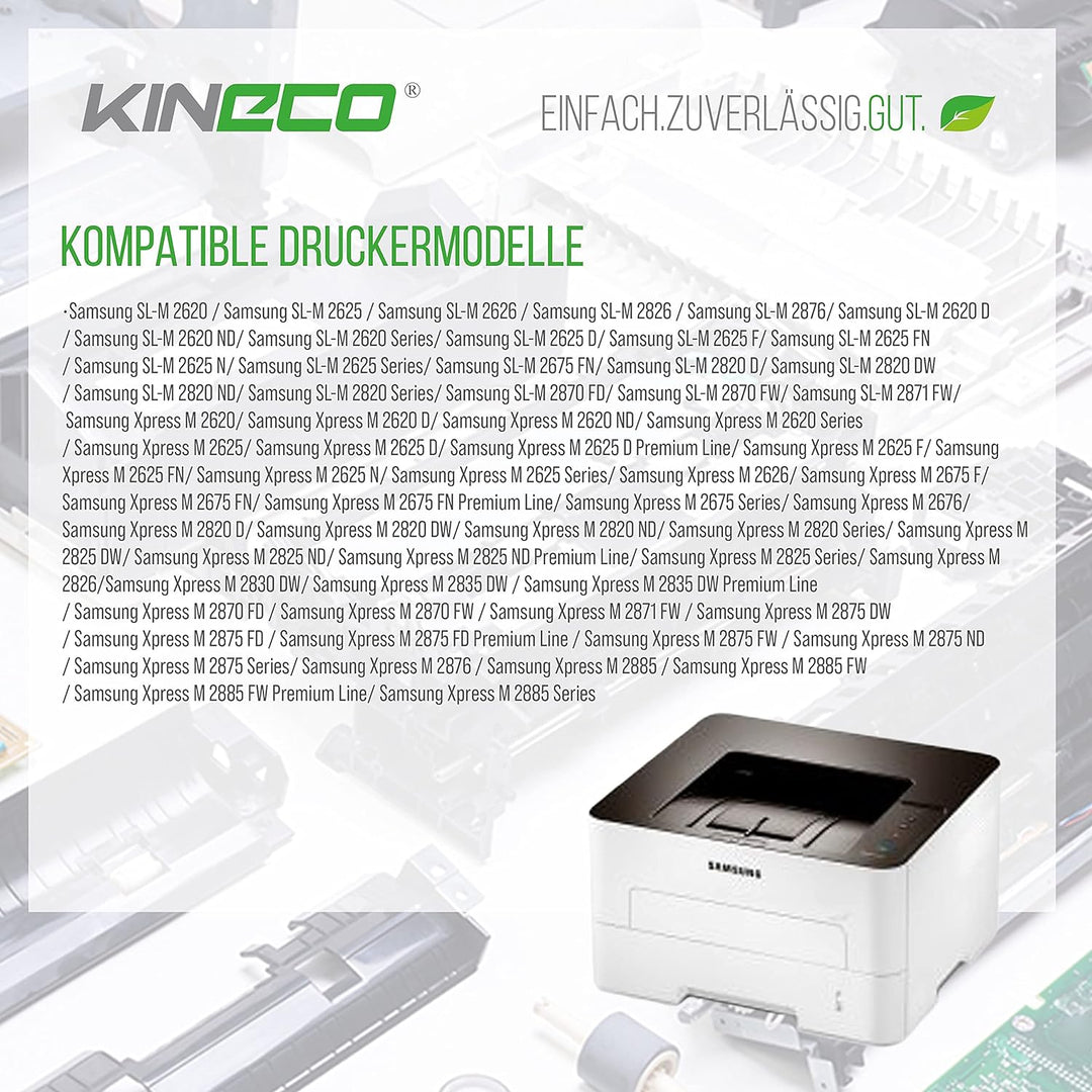 Kineco 2X Toner ersetzt MLT-D116L Doppelpack für Samsung Xpress M2675FN M2875FD