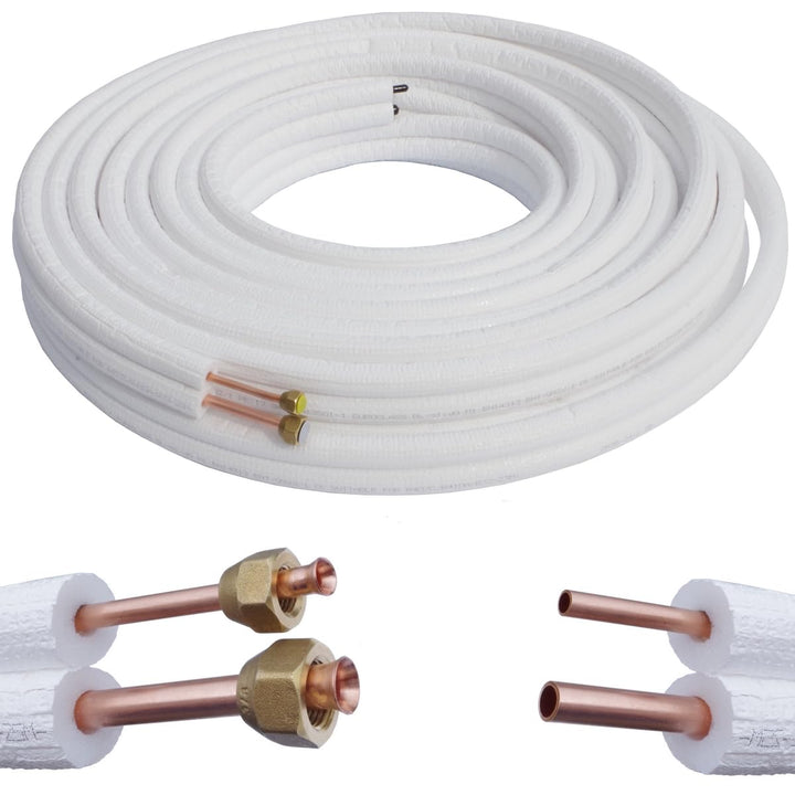 Kältemittelleitung Kupferrohr 1/4" 3/8" 1m bis 25m Klimaanlage Wärmepumpe R134a, R290, R407C, R404H,