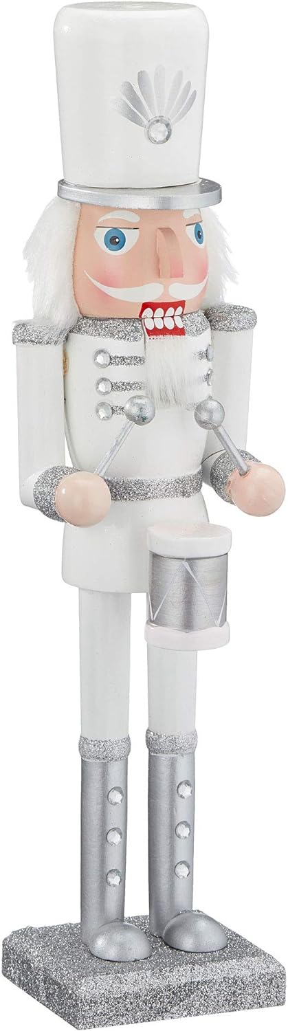 Cepewa Nussknacker aus Holz Trommler w/s 38 cm Weihnachtsdeko Figur Erzgebirge Nussbrecher Nutcracke