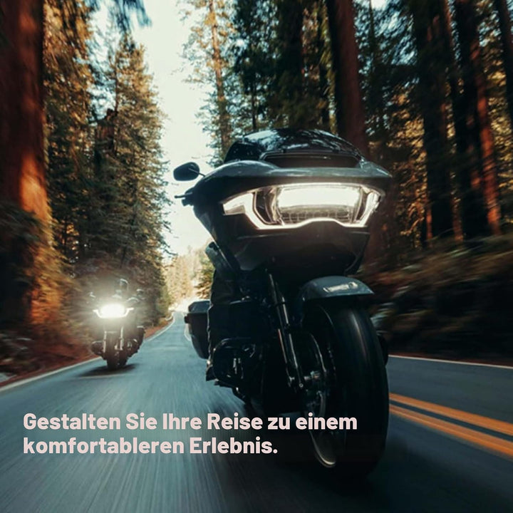 MaedHawk Bypass 2.0 Motorrad CarPlay Bluetooth 5.4 Headset Adapter mit Passthrough-USB-C-Ladeanschlu