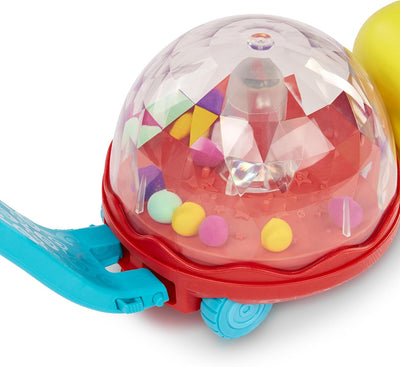 B. toys Baby Spielzeug Schildkröte Lauflernhilfe und Krabbelhilfe, Nachziehspielzeug mit Lichtern –