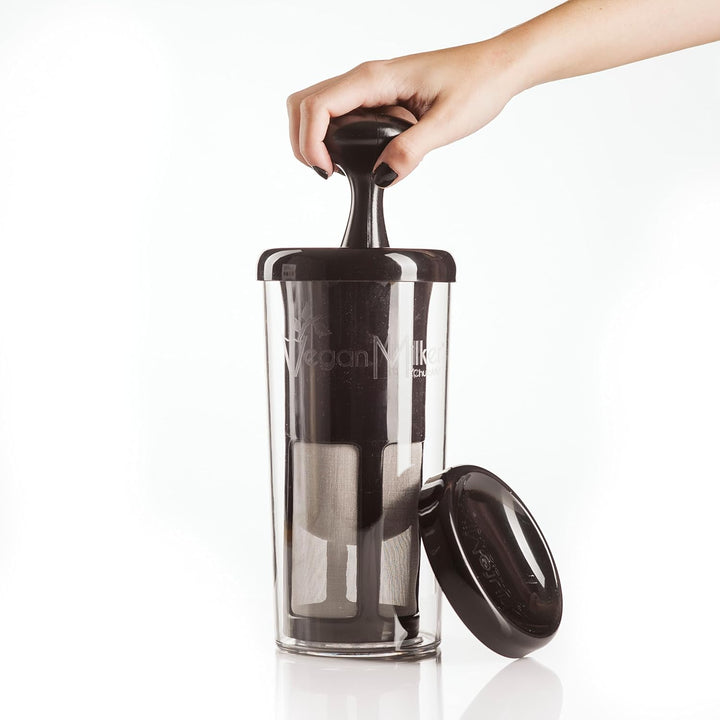Vegan Milker BLACK, Pflanzenmilchbereiter, Sojamilch Maschine, Nussmilchbereiter, Pflanzenmilch Make