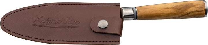 15 cm Ausbeinmesser, 67-lagiger VG-10 Damaststahl, Griff aus Olivenholz