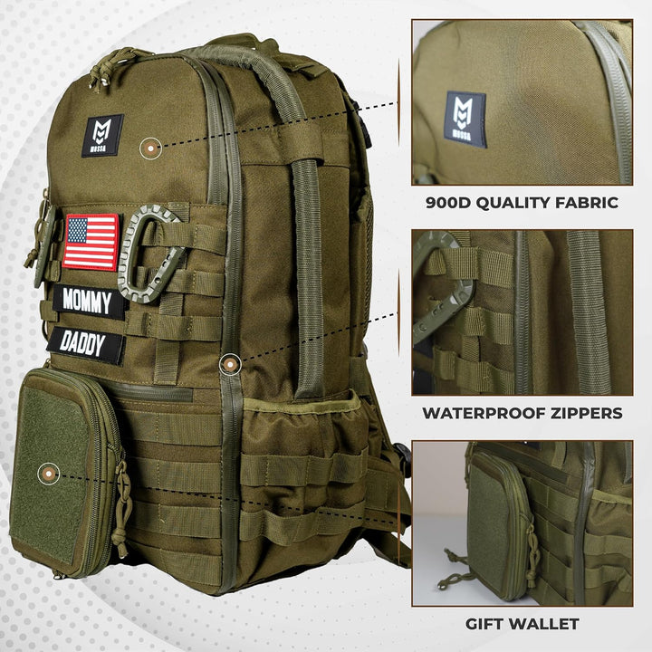 Mossa tactical baby gear Grün, Grün