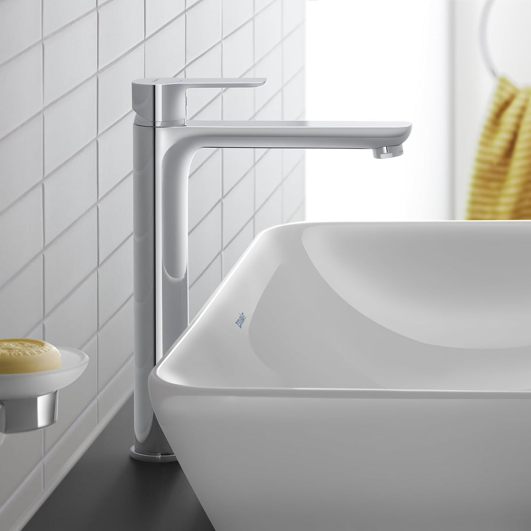 Duravit D-Code Waschtischarmatur, Grösse XL (Auslauf Höhe 295 mm), energiesparende Waschbecken Armat
