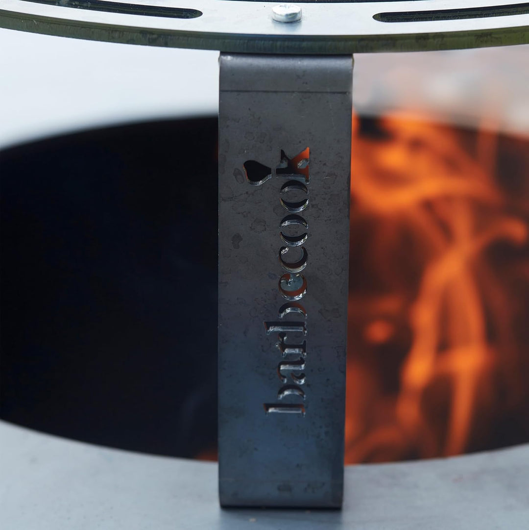 Barbecook erhöhter Grill 36cm Dynamic Centre, Grillzubehör, 6mm Dicker Karbonstahl, Grau, Erhöhter G
