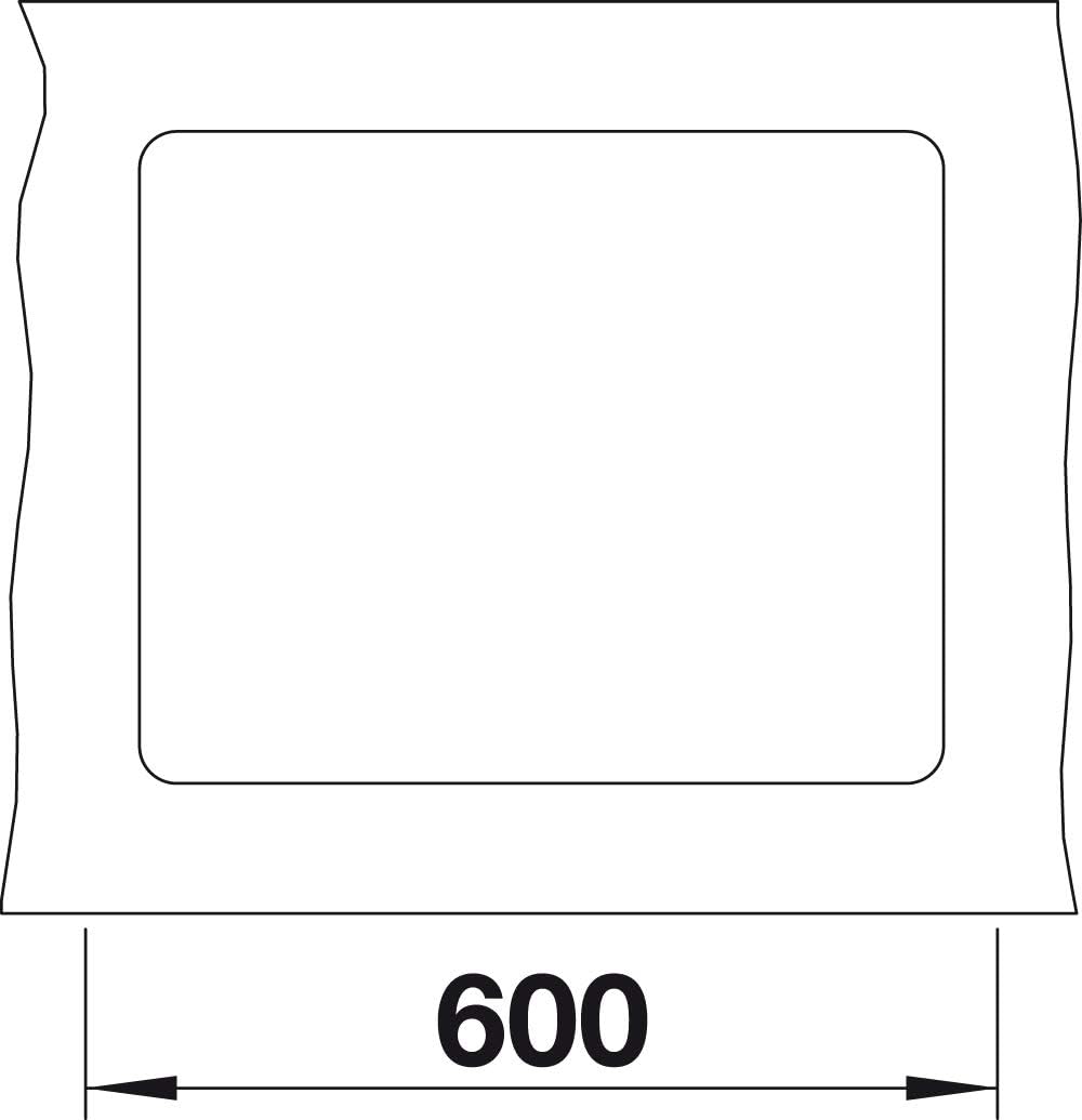 BLANCO SUBLINE 500-F | SILGRANIT anthrazit | Einbauart: Flächenbündig | ohne Ablauffernbedienung | 6