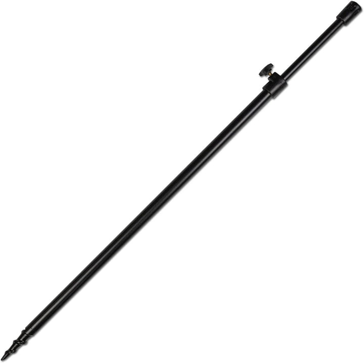 4 Stück Rutenhalter Bankstick Drill Alu 50-90cm schwarz Rodpod Rutenauflage Erdspeer