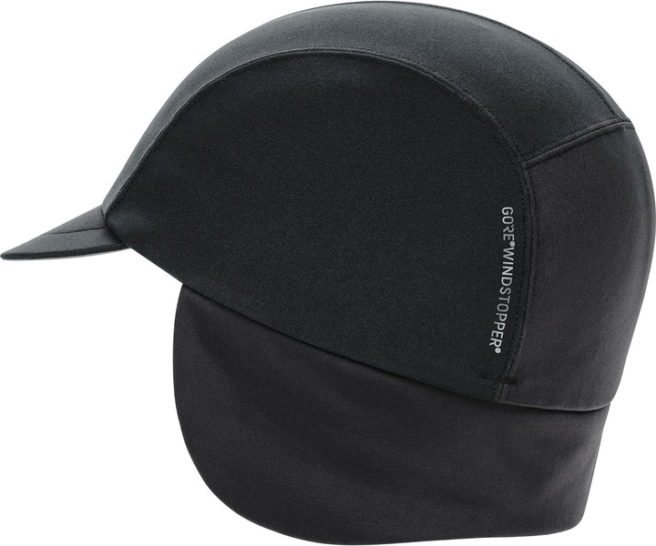 GORE WEAR Winddichte Fahrradkappe für Herren M-L Schwarz, M-L Schwarz