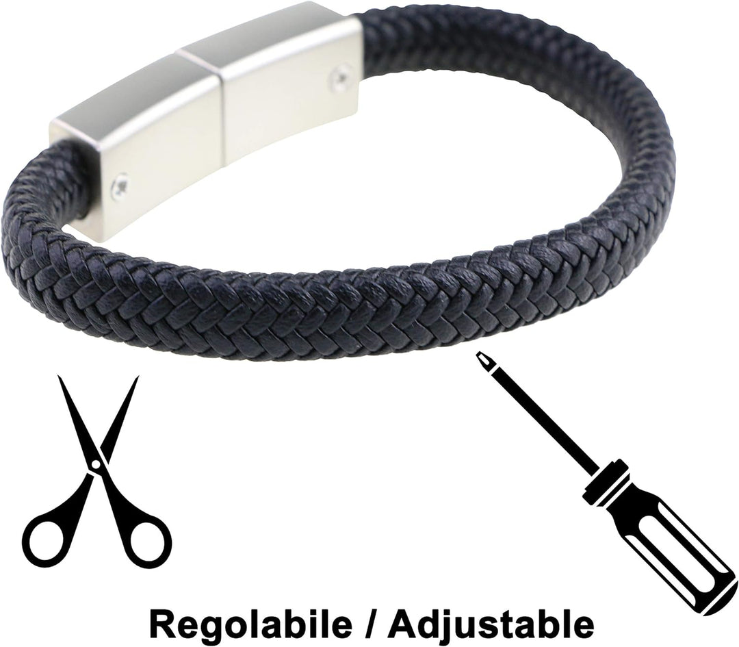 USB-Armband für Herren und Damen, verstellbar, 32 GB, originelle Geschenkidee für Geburtstag, Freund