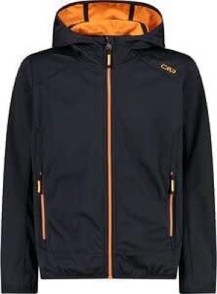 CMP - Leichte Softshelljacke für Kinder, Anthrazit-Flamme, 104