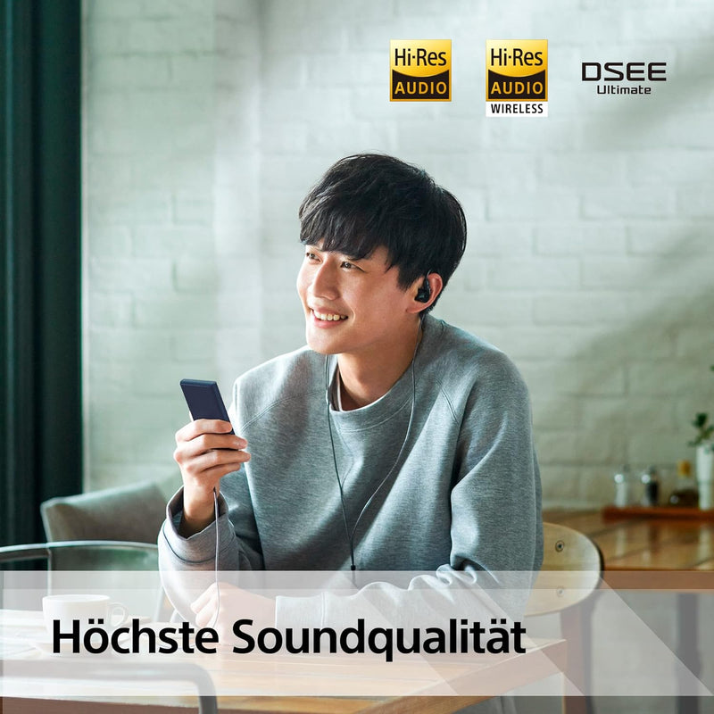 Sony Walkman NW-A306 Touchscreen MP3 Player - 32GB, Bis zu 36h Akkulaufzeit, Verbesserte Soundqualit