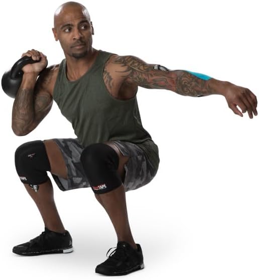 RockTape Unisex Knieschützer, Unisex S Schwarz, S Schwarz