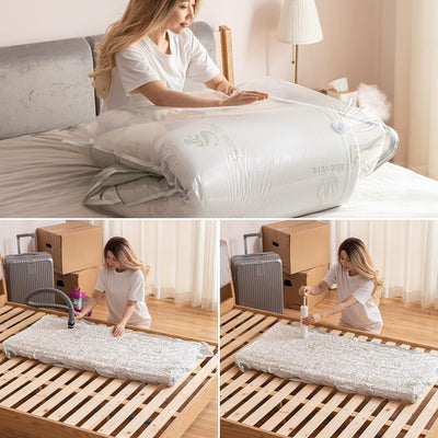 Vakuumbeutel Für Matratzen Bettdecken, 2 STÜCK 240x120 cm Vakuum-Aufbewahrungsbeutel für Matratzen,