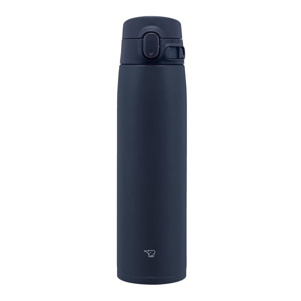 Zojirushi SM-VA72-AD Wasserflasche, One-Touch-Edelstahlbecher, nahtlos, 720 ml, Marineblau 24-Ounce