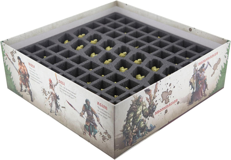 Feldherr Schaumstoff-Set kompatibel mit Zombicide: Green Horde Grundbox