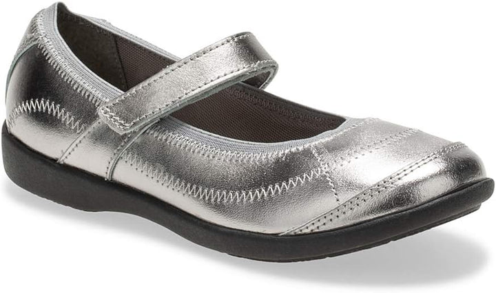 Hush Puppies Unisex-Kinder Reese Mary Jane Schuh 30.5 EU Zinnfarben, 30.5 EU Zinnfarben