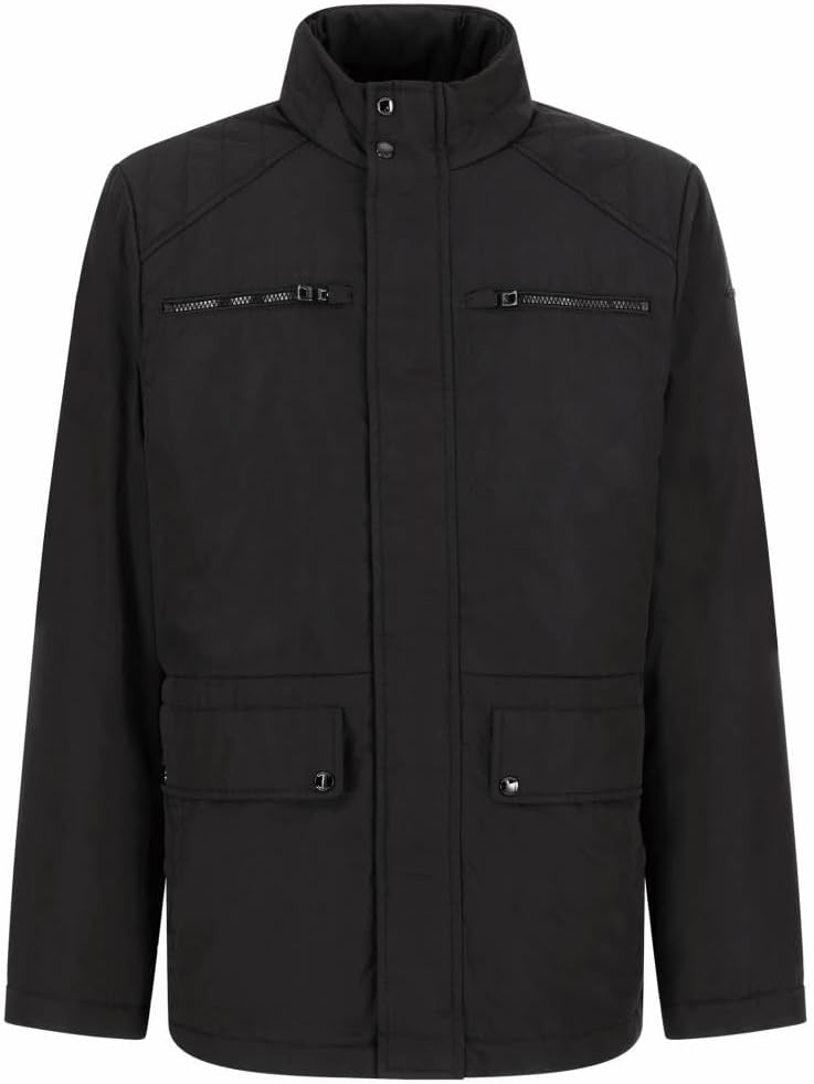 Geox Herren M Renny Jacket 46 Schwarz, 46 Schwarz