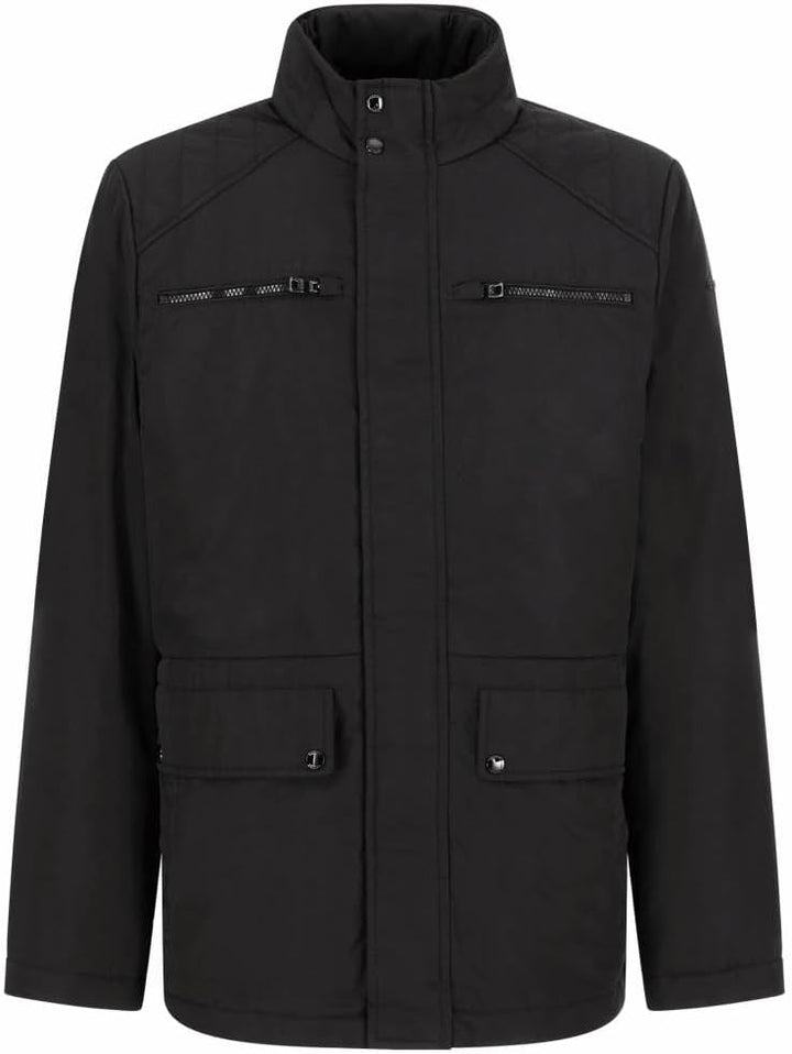 Geox Herren M Renny Jacket 46 Schwarz, 46 Schwarz