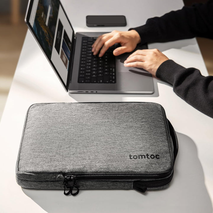 tomtoc 360° Tasche Hülle für 14-Zoll MacBook Pro M3/M2/M1 Pro/Max A2992 A2918 A2779 A2442 2023-2021,