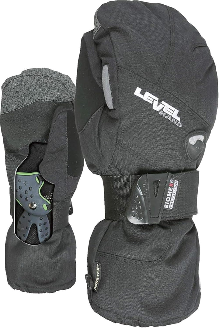 Level Herren Half Pipe Goretex Handschuhe, Schwarz, XL M-L Schwarz, M-L Schwarz