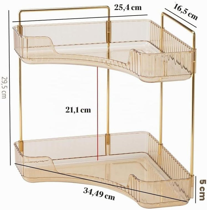 Make up Organizer, Kosmetik Organizer, Beauty Organizer, Hautpflege Organizer für Bad Schminktisch (