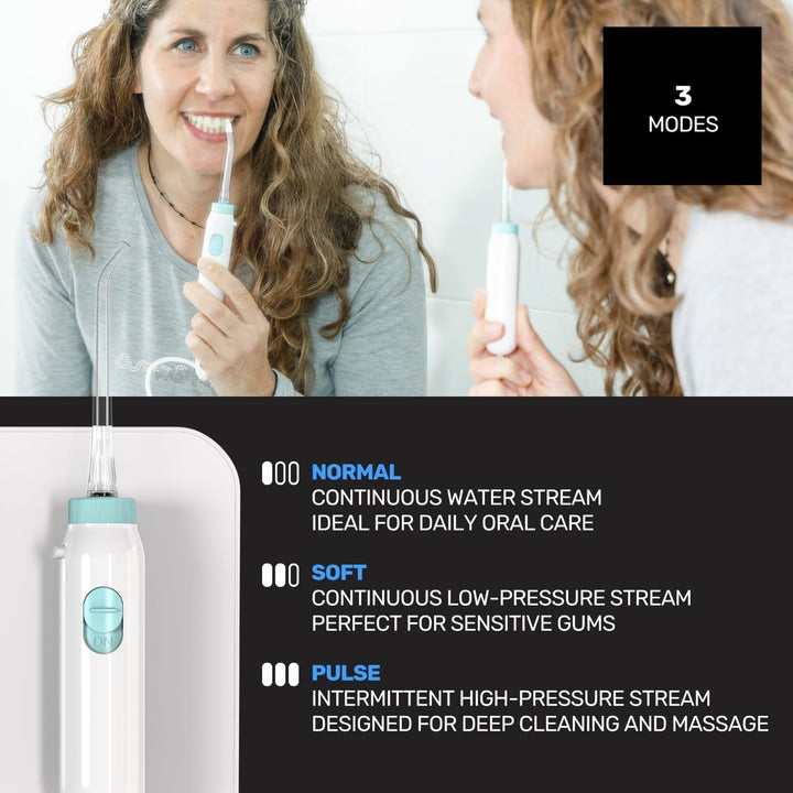 Taurus – Munddusche Hydra Smile 20W | 600ml Wassertank | 1200–1700 Impulse/Min | Touch-Bedienung | 3