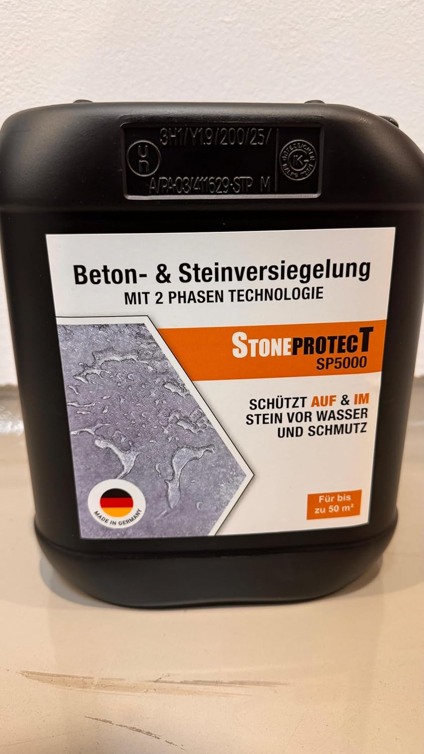 StoneprotecT SP5000 Premium Nano Stein-Imprägnierung aussen | Made in Germany | Langfristiger Schutz