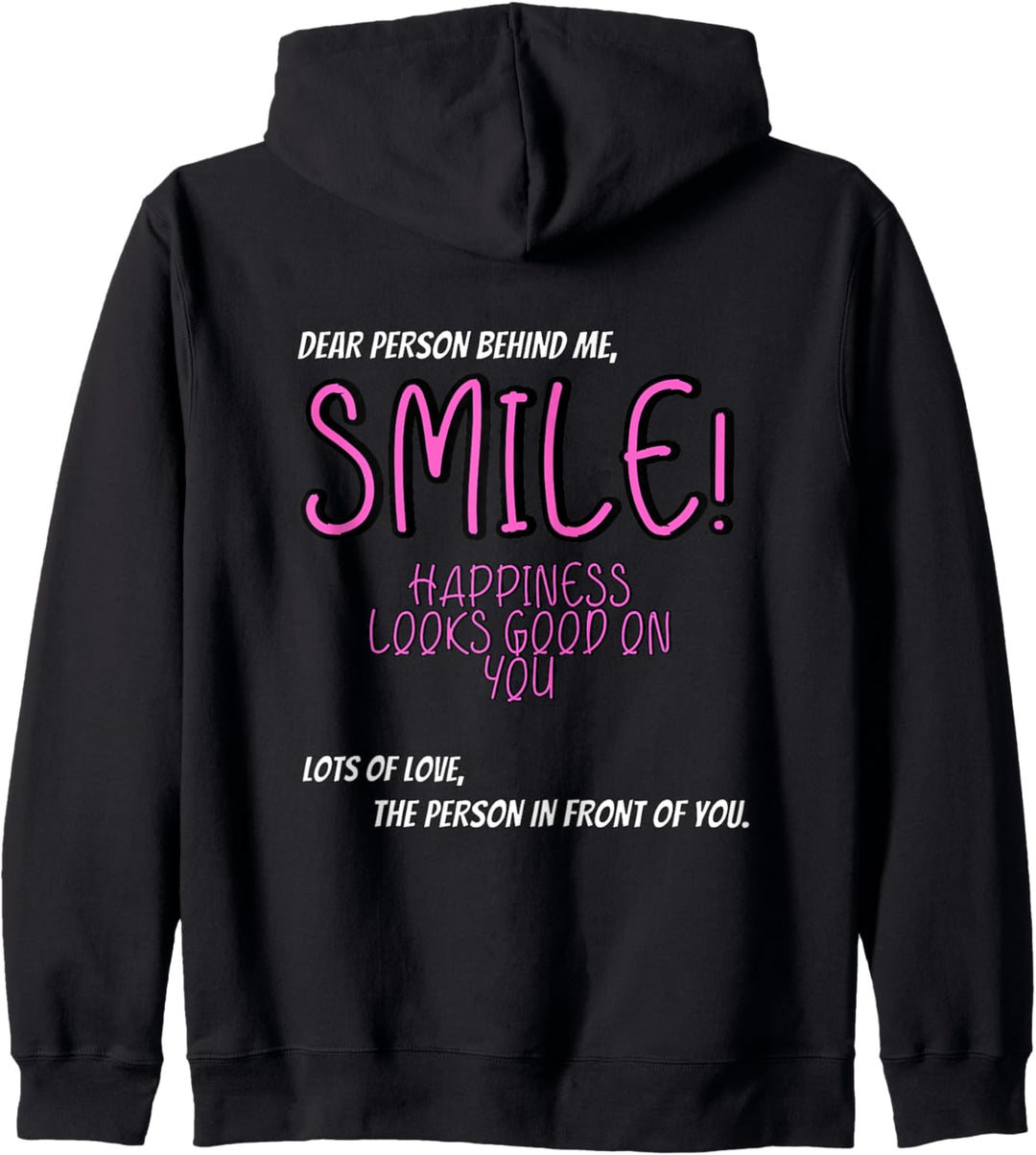 Dear Person Behind Me Hoodie Zitat Hoodies Kapuzenjacke