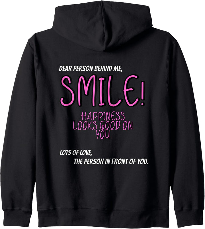 Dear Person Behind Me Hoodie Zitat Hoodies Kapuzenjacke