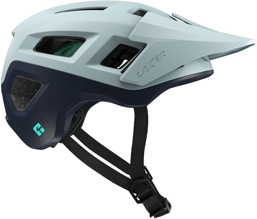 LAZER MTB-Helm Coyote KinetiCore, Light Blue (S) 52-56 cm, (S) 52-56 cm