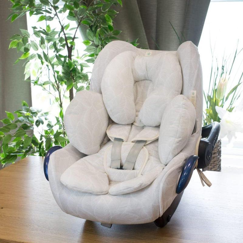 JYOKO Kids Sitzverkleinerer Antiallergikum Universal Baby 100% Baumwolle (Bloom, Enthält Kopf-, eine