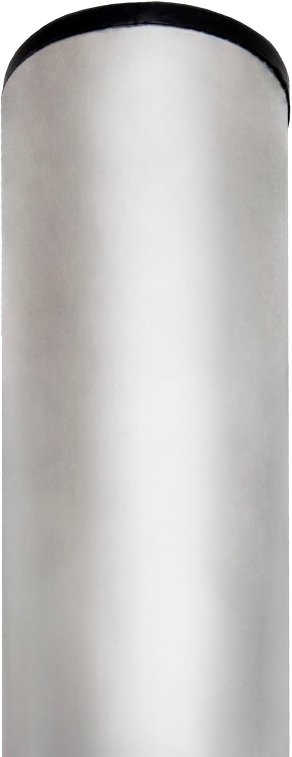 Premium X Antennenmast 2m ALU Ø 50mm + Mastschelle für Ø 48-50mm + Mastfuss von 20 bis 60mm