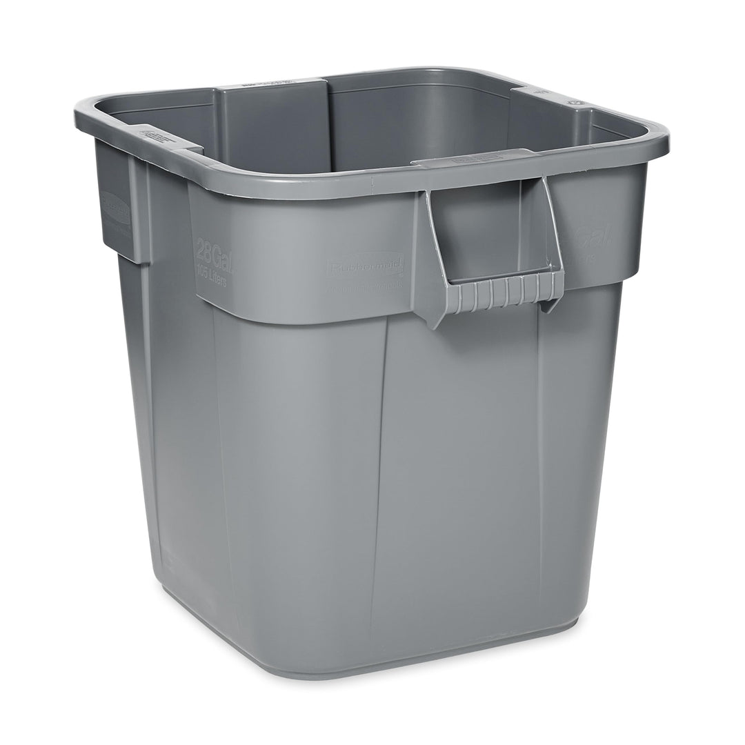 Rubbermaid Commercial Products FG352600GRAY BRUTE Behälter, quadratisch, 106 L, Grau