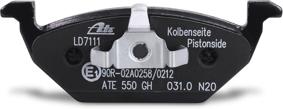 ATE Bremsenset Vorderachse inkl. Bremsscheiben vorne Ø 256 mm belüftet und Ceramic Bremsbeläge vorne