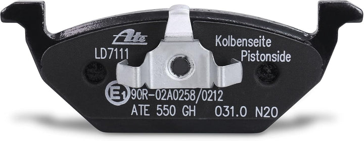 ATE Bremsenset Vorderachse inkl. Bremsscheiben vorne Ø 256 mm belüftet und Ceramic Bremsbeläge vorne