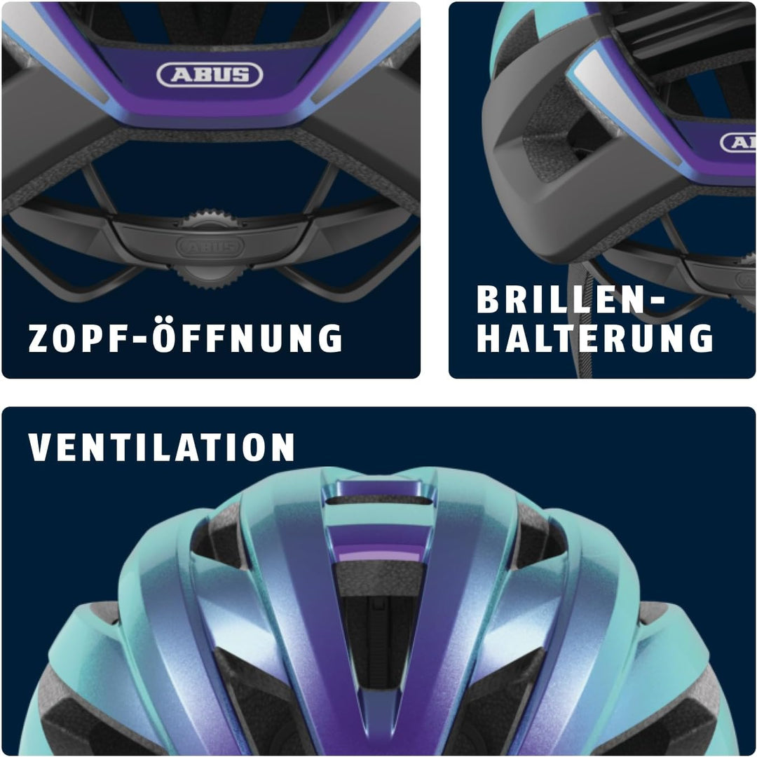 ABUS Rennradhelm StormChaser - Leichter und komfortabler Fahrradhelm für professionellen Radsport fü