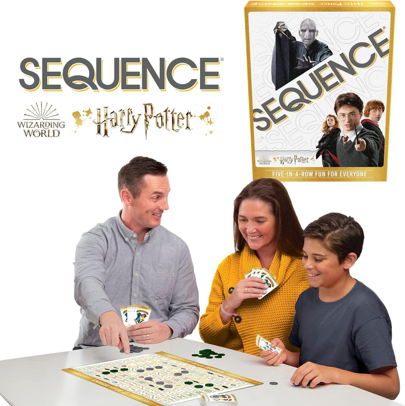 Sequence Harry Potter - Ein Brettspiel Für Kinder und Erwachsene Ab 7 Jahren - Strategisches Kartens