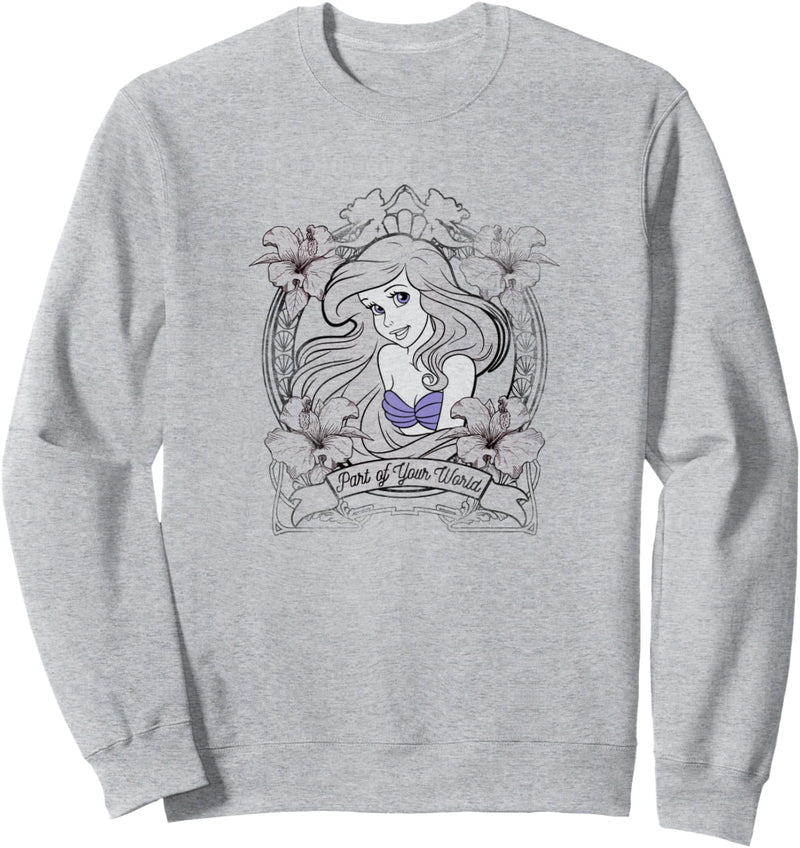 Disney The Little Mermaid Ariel Border Part Of Your World Sweatshirt