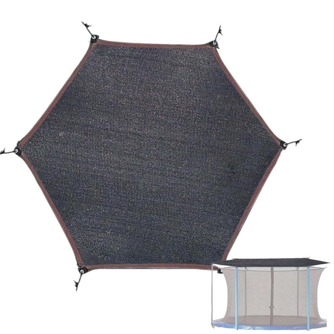 Trampolin Sonnenschutz Abdeckung - Ø 143 243 305 366 427 cm Trampolin Sonnenschutznetz, UV-Resistent