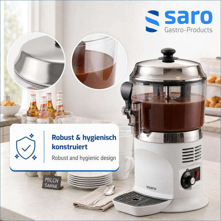 Saro 175-1146 Nina Kakaodispenser, 5 L, Weiss