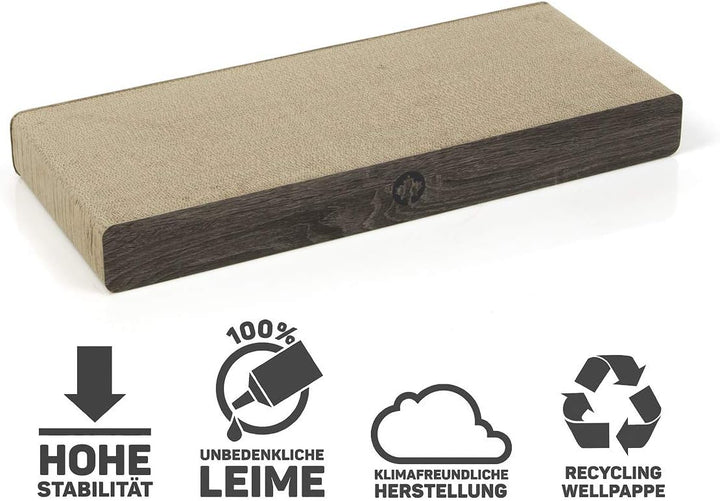 CanadianCat Company | ERSATZTEIL | Kratzpappe Cloud - C10136 | dunkelgrau | ca. 70 x 30 x 8 cm